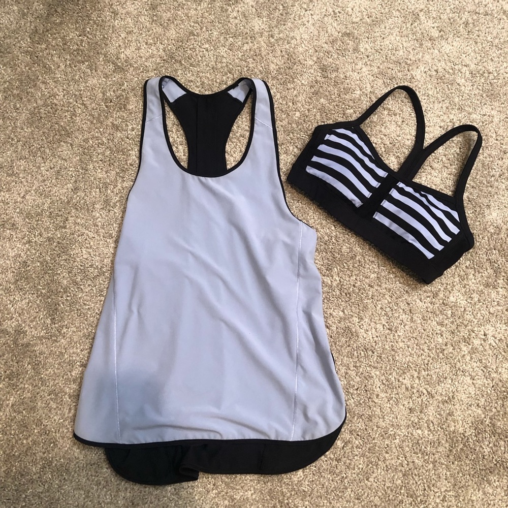 Lululemon Detachable Sports Bra and Tank Set